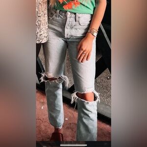 Agolde cropped Jean